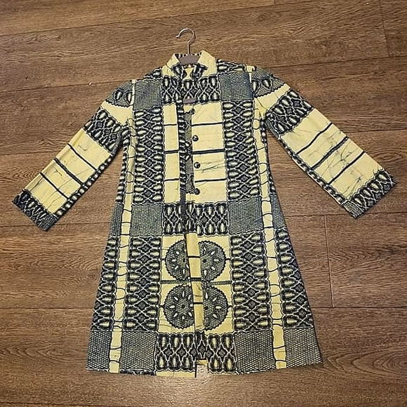 Handmade Geometric Quarter Sleeve Tunic - Picture 4 of 10